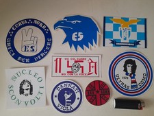 Adesivi ultras anni 80-90 Lazio Viola Milan Samp Avellino Triestina