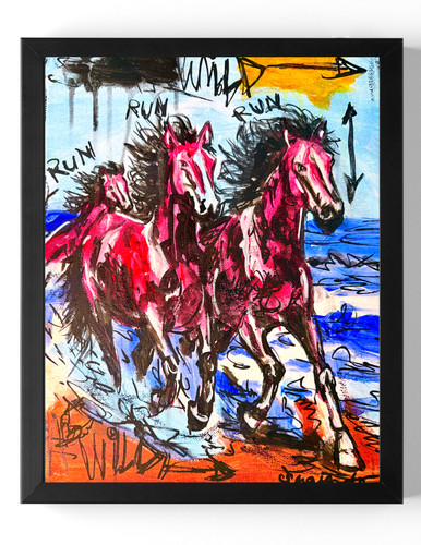 Guajardo art run wild - art:, 14x11