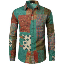 Camicia di Lino Uomo Quadri
