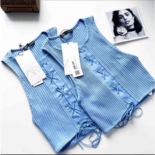 Zara piece ribbed top - piece,