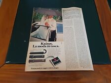 Advertising Italian Pubblicità Werbung ** KNIRPS Ombrelli ** 1979