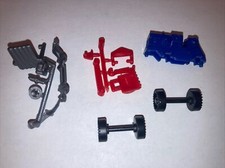 600 J2) STECKFIGUREN SPIELZEUG KINDER BAUMASCHINEN BAGGER /ANCIEN, MONTABLE,LOT