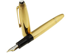 Montblanc Meisterstück Solitaire Vermeil penna stilografica n.147 Traveller LeGrand oro