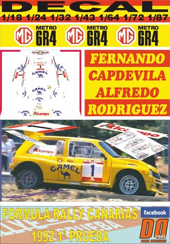 Decal metro 6r4 - decal, fernando