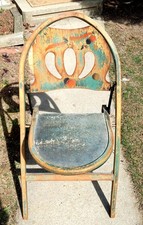 Sedia pieghevole vintage - , in