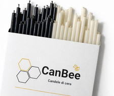 Candele sottili nero e - 50,