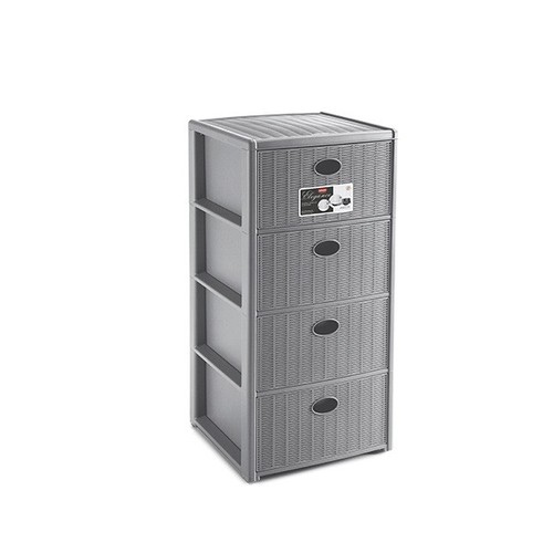 Cassettiera mobile tipo rattan - mobile,