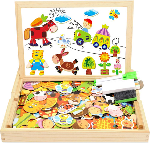 Flyfun puzzle magnetico legno - flyfun,