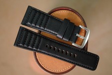 Cinturino nero fatto a mano per cinturino Seven Friday fascia SevenFriday