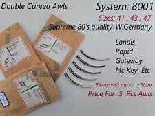 Utensile per macchina da cucire a scarpe 5 Sutton Curved Awls 8001. Landis, R...