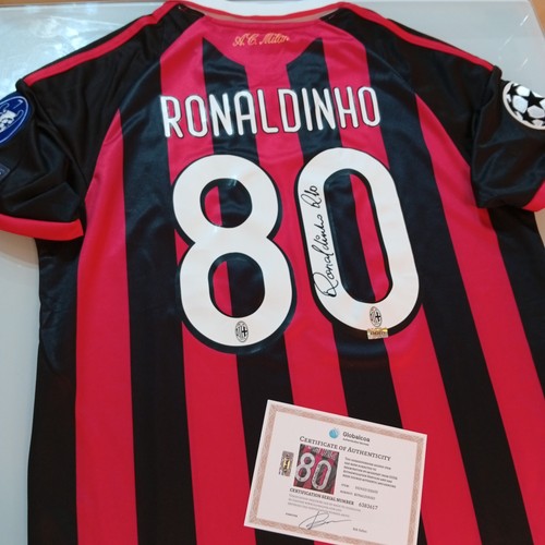 Maglia ronaldinho firmata - maglia,