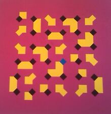 Bruno Munari Colori nelle curve di Peano, serigrafia a velo, 1992