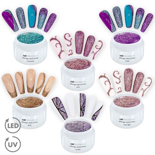 Set gel effetto led - gel,