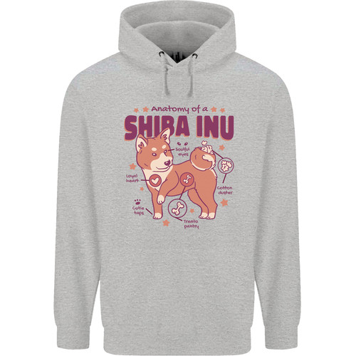Felpa con cappuccio uomo - , shiba