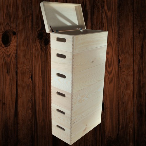 Set cassa legno lunga - cassa, 6