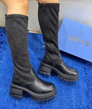 Stivale donna keys black