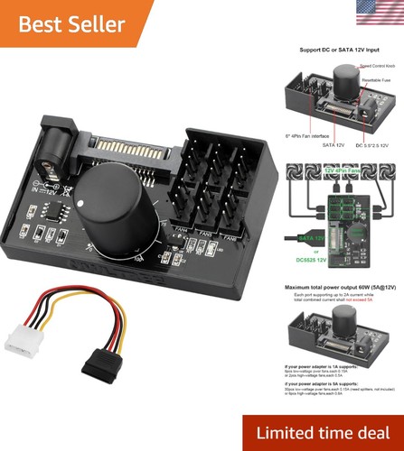 Pin 12v pwm fan - fan, 6
