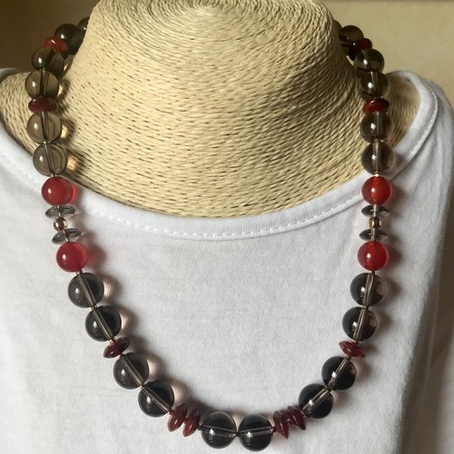 Collana con pietre - , naturali