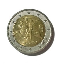 Moneta Rara 2 Euro Lituania "LIETUVA" Cavaliere Vyti 2017