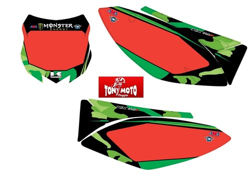 Kit grafiche adesivi monster - kit,