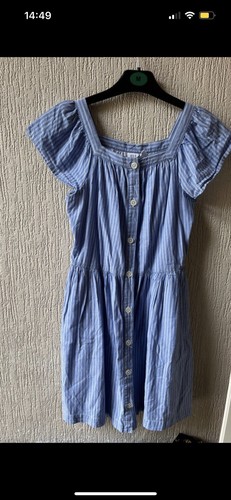 Abito gap bambina blu - blu, cotone
