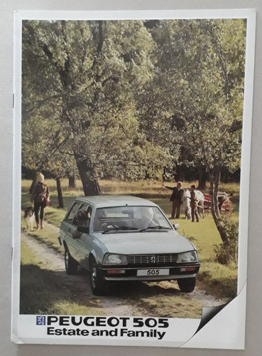 Peugeot 505 depliant - , station