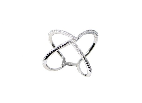 Anello tubo cuore argento - anello, in