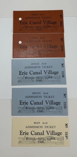 Biglietto erie canal village - erie,