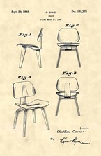 Sedia Charles Eames Patent Art