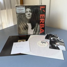 Fausto Rossi – L’Erba Vinile Colorato 56/100 AUTOGRAFATO con Foto Autenticità