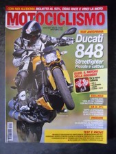 MOTOCICLISMO 10 2011 Ducati 848 Harley Davidson FLD Switchback 1690 [Q38]