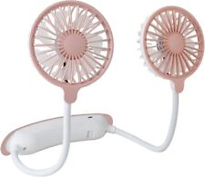 Mini ventilatore portatile USB con batteria, colore rosa