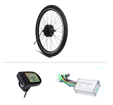48V kit bici elettrica H400B 12T 27.5" motore al mozzo sensorless freno a disco