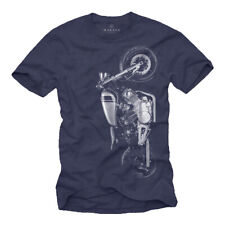 T-shirt uomo moto trasformazione personalizzata con Virago XV 750 Cafe Racer - biker uomo