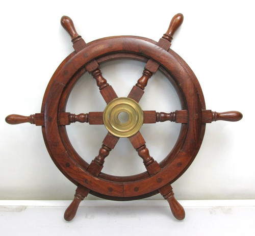 Sterzo nave marittima ottone