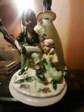 Soprammobile gruppo capodimonte porcellana  marchio N coronata usata vintage 