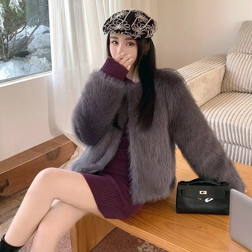 Giacca cappotto pelliccia - giacca,