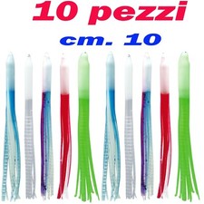 Artificiale Pesca Traina Mare Esche Spigola Ricciola Serra In Gomma Siliconiche