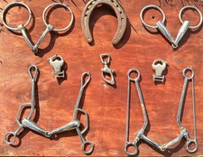 ❤️ RARI FINIMENTI ATTACCHI E ANELLI ACCIAIO  PER CAVALLO MORSO EQUITAZIONE
