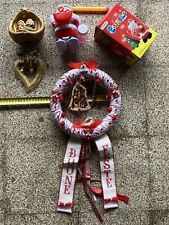 Set Blocco Addobbi Natalizi Luci Palline Ghirlanda Tubo Led Esterno Babbo Natale