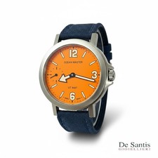 Orologio Uomo Ocean Master Vintage Movimento Manuale Unitas Acciaio Stile Milita