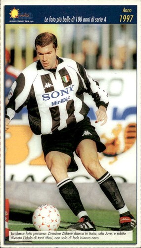 Cartolina calcio calciatore