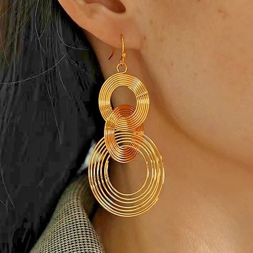 Orecchini clip geometrici da - clip,