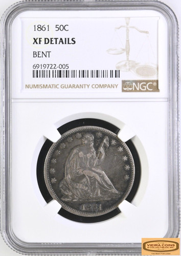 Mezzo dollaro 1861 - , liberty