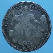 PIO VI SCUDO ROMANO 1780 ROMA