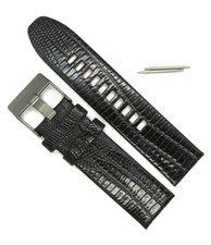 DIESEL Original Cinturino In Pelle DZ4437 Bracciale Nero 24 Mm