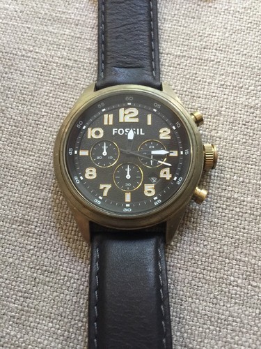 Fossil bronzo vintage orologio - bronzo,