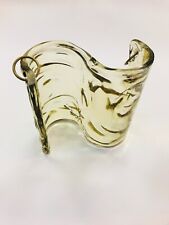 RICAMBIO 70s VETRO AD ESSE MAZZEGA ANELLI LAMPADARIO MURANO CATENELLE OLD SPARE