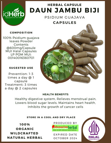 Idherb capsula daun jambu - capsula,