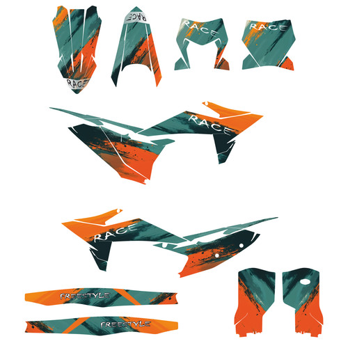 Adesivi grafiche ktm - adesivi, exc-f